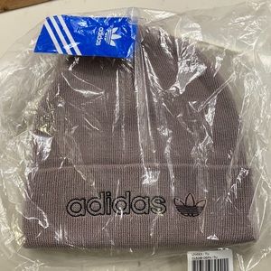 Bnwt adidas beanie lavender in colour